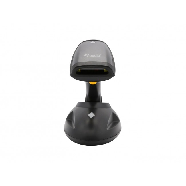 Equip Wireless 1D Laser Barcode Scanner, Long Distance, with Stand