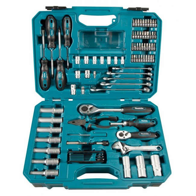 MAKITA SET OF ACCESSORIES AND HAND TOOLS 87pcs. MAKITA SET OF ACCESSORIES AND HAND TOOLS 87pcs.