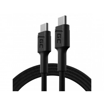 Green Cell KABGC30 USB cable USB 2.0 1.2 m USB C Black