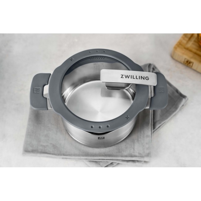 ZWILLING SIMPLIFY 66870-005-0 Pots set Stainless steel 5 pcs. Silver Black ZWILLING SIMPLIFY 66870-005-0 Pots set Stainless steel 5 pcs. Silver Black