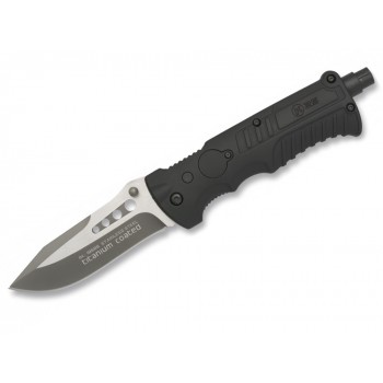 Knife K25 19588 Tactical Black Titanium