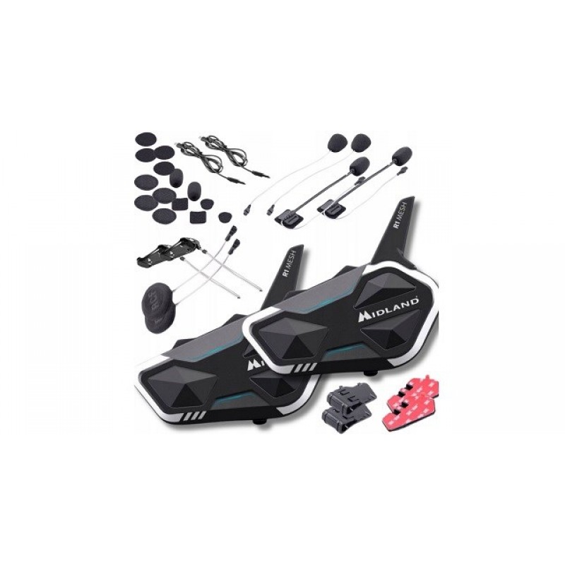 Motorbike Intercom Midland R1 MESH TWIN Motorbike Intercom Midland R1 MESH TWIN