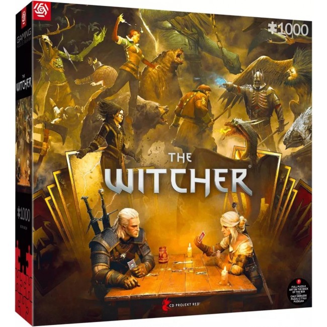 Puzzle Good Loot Gaming - The Witcher: Playing Gwent 1000 pc(s) Puzzle Good Loot Gaming - The Witcher: Playing Gwent 1000 pc(s)