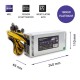 Qoltec 50349 PCI-E 1800W power supply | 80 Plus Platinum | Game miner Qoltec 50349 PCI-E 1800W power supply | 80 Plus Platinum | Game miner