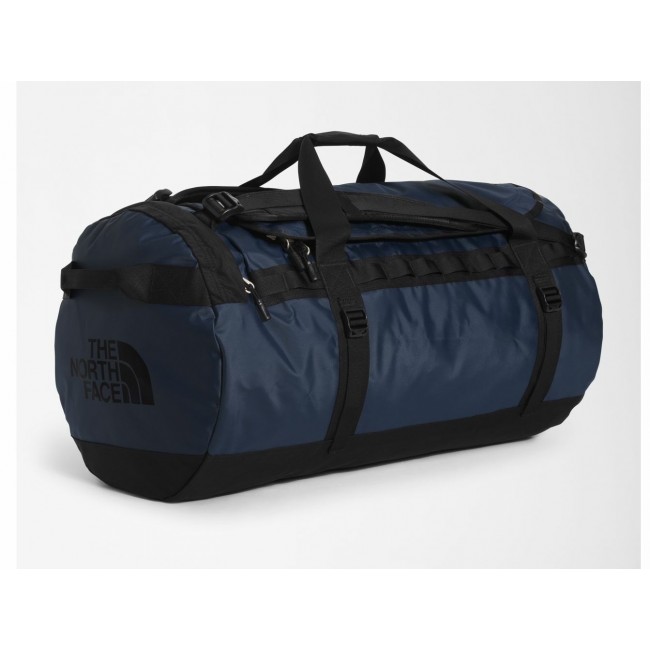 The North Face Base Camp Duffel L duffel bag 95 L Polyester Black, Navy The North Face Base Camp Duffel L duffel bag 95 L Polyester Black, Navy