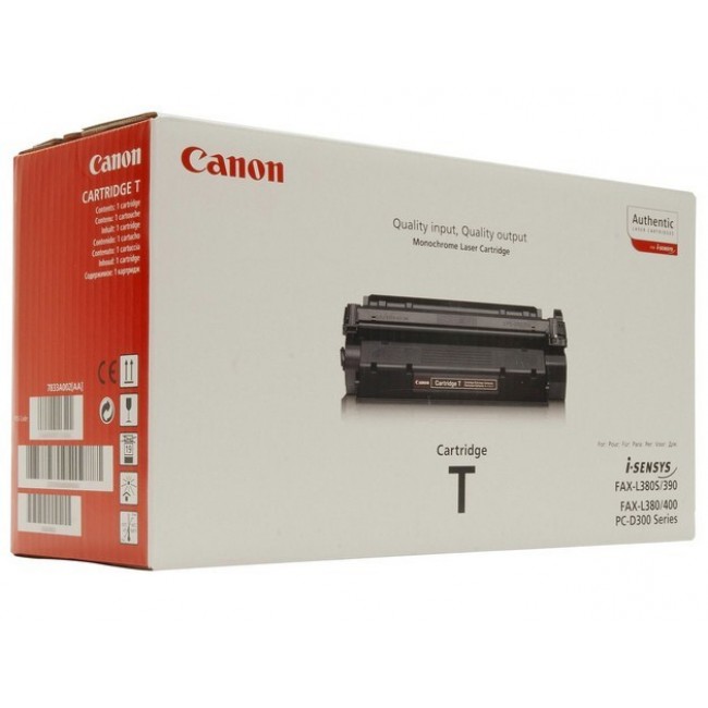 Canon Toner T toner cartridge 1 pc(s) Original Black Canon Toner T toner cartridge 1 pc(s) Original Black