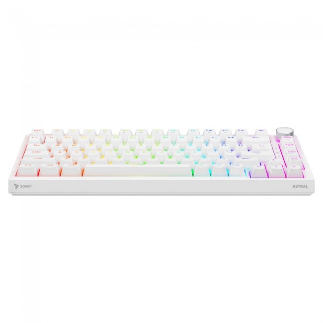 Savio ASTRAL WHITE JADE keyboard Gaming USB QWERTY US International