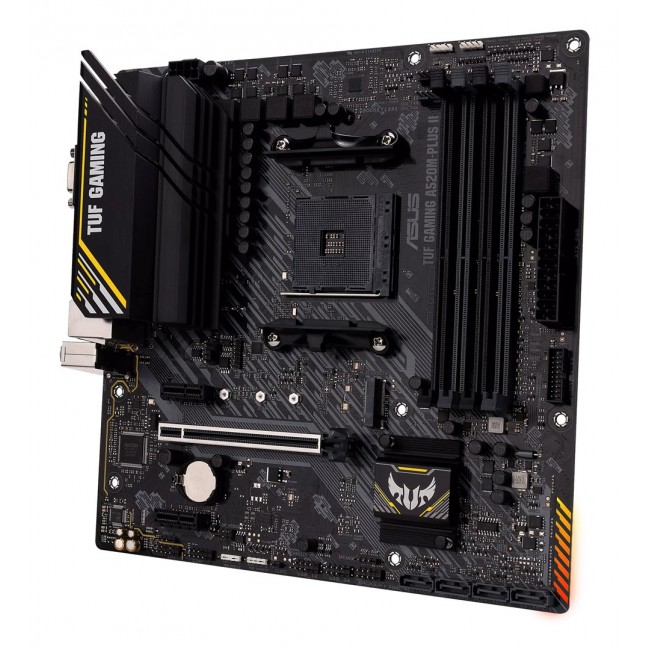 ASUS TUF GAMING A520M-PLUS II AMD A520 Socket AM4 micro ATX ASUS TUF GAMING A520M-PLUS II AMD A520 Socket AM4 micro ATX