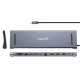 Docking Station 12-in-1 4K HDMI DP USB-A