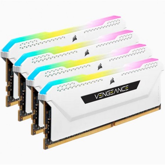 Corsair Vengeance RGB Pro CMH64GX4M4E3200C16W memory module 64 GB 4 x 16 GB DDR4 288-pin DIMM Corsair Vengeance RGB Pro CMH64GX4M4E3200C16W memory module 64 GB 4 x 16 GB DDR4 288-pin DIMM