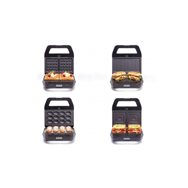 4 in 1 MELTO sandwich maker / sandwich, cookies, nuts, waffles, grill /