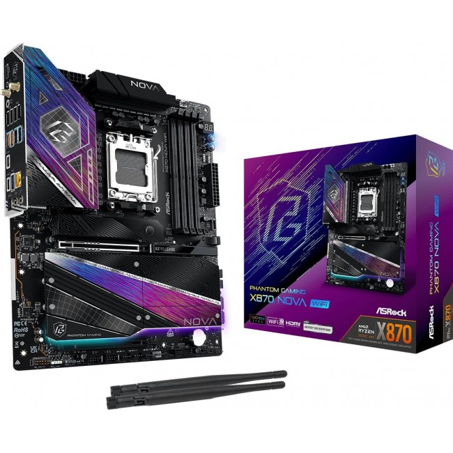 ASRock X870 NOVA WIFI motherboard ASRock X870 NOVA WIFI motherboard