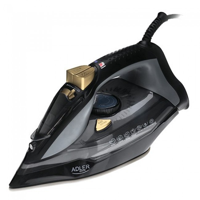 Steam Iron ADLER AD 5038 3000W Black Steam Iron ADLER AD 5038 3000W Black
