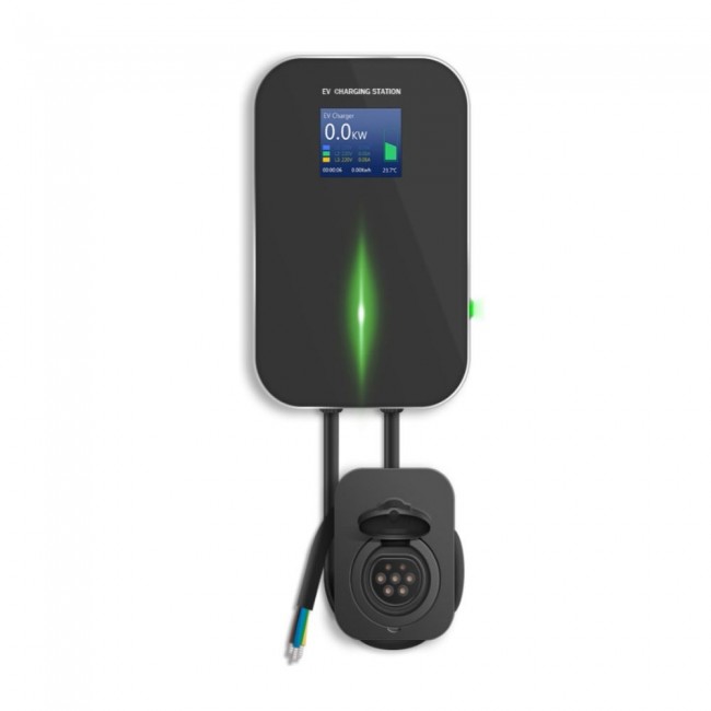 Extralink Electric car charger BS20-BA-22kW-APP Type A 32A 22kW 3 phase, LCD screen, APP, 6,1m Extralink Electric car charger BS20-BA-22kW-APP Type A 32A 22kW 3 phase, LCD screen, APP, 6,1m