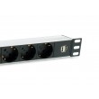 Equip 333315 power distribution unit (PDU) 7 AC outlet(s) 1U Black, Silver