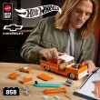 Mattel Brick Shop Hot Wheels Custom 62 Chevy Pickup Building Toy Kit (858 Pieces), for Collectors