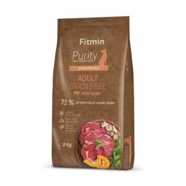 FITMIN Purity Adult Grain free Beef - dry dog food - 2kg