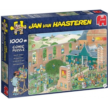 Jumbo Jan van Haasteren The Art Market Der Kunstmarkt 1000 Teile Puzzle (20022 )