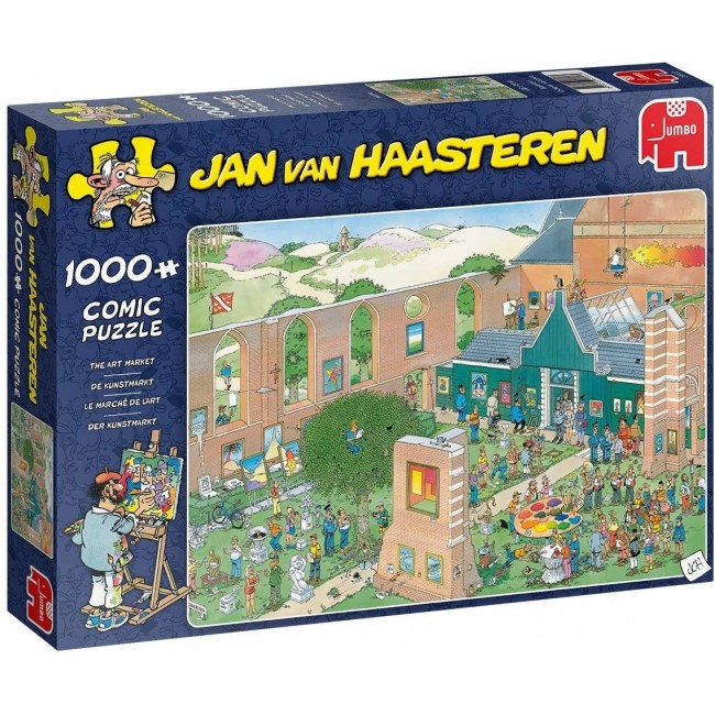 Jumbo Jan van Haasteren The Art Market Der Kunstmarkt 1000 Teile Puzzle (20022 )