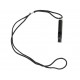 Survival whistle, aluminium , black Survival whistle, aluminium , black
