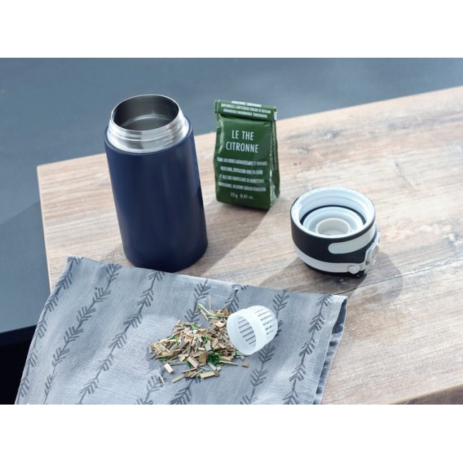 Leifheit 03247 travel mug 350 ml Black, Blue Stainless steel