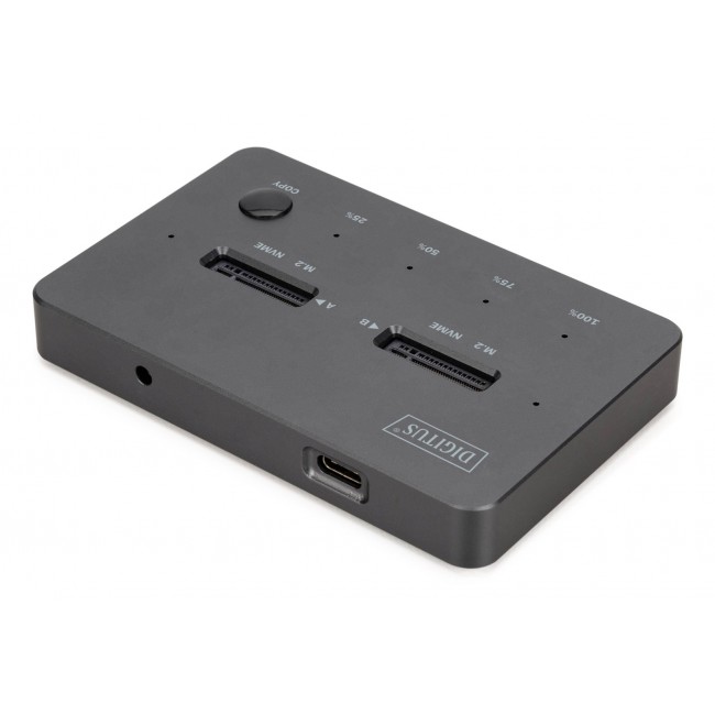 Digitus NVMe cloning station USB3.1 Gen2 Type-C NVMe M.2 SSD enclosure