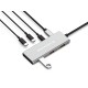Conceptronic HUBBIES17G interface hub USB 3.2 Gen 2 (3.1 Gen 2) Type-C 10000 Mbit/s Grey
