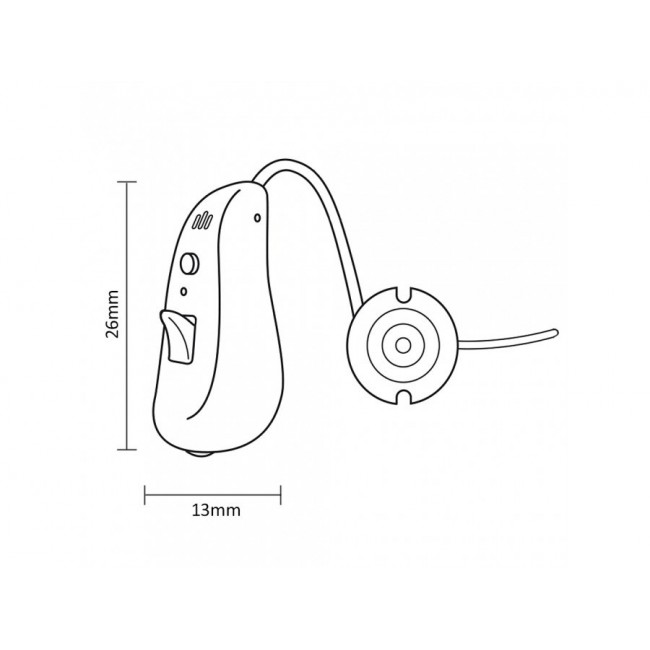 Promedix PR-420 hearing aid device for the physically challenged