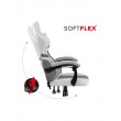 Huzaro FORCE 4.4 PC gaming chair Bucket (cradle) seat Grey, White