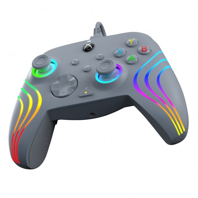 PDP Afterglow Wave Grey USB Gamepad Analogue / Digital PC, Xbox One, Xbox Series S, Xbox Series X