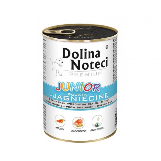 DOLINA NOTECI Premium Junior Rich in lamb - wet dog food - 400g