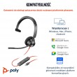 HP Poly Blackwire 3310 Monaural Microsoft Teams Certified USB-C Headset +USB-C/A Adapter