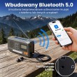 Extralink RADIO AWARYJNE BLUETOOTH SOLARNE Z KORBKA DYNAMO POWERBANK 4000MAH Z LATARKA SOS BT-4000 Portable Analog & digital Black, Orange