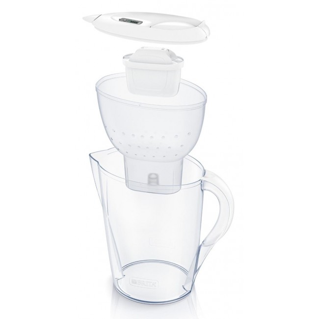 Brita Marella + 3 Maxtra Pro Pure Performance Pitcher water filter 2.4 L Transparent, Grey Brita Marella + 3 Maxtra Pro Pure Performance Pitcher water filter 2.4 L Transparent, Grey