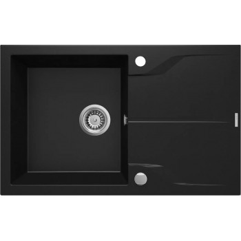 ANDANTE 1-bowl granite sink with drainer