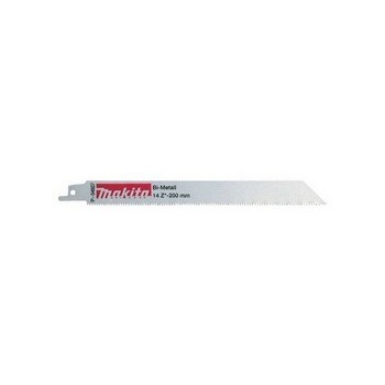 MAKITA BIM RECIPROCATING SAW BLADE 200x0,9mm /5pcs. STEEL, MET. COLOUR. 3-8mm