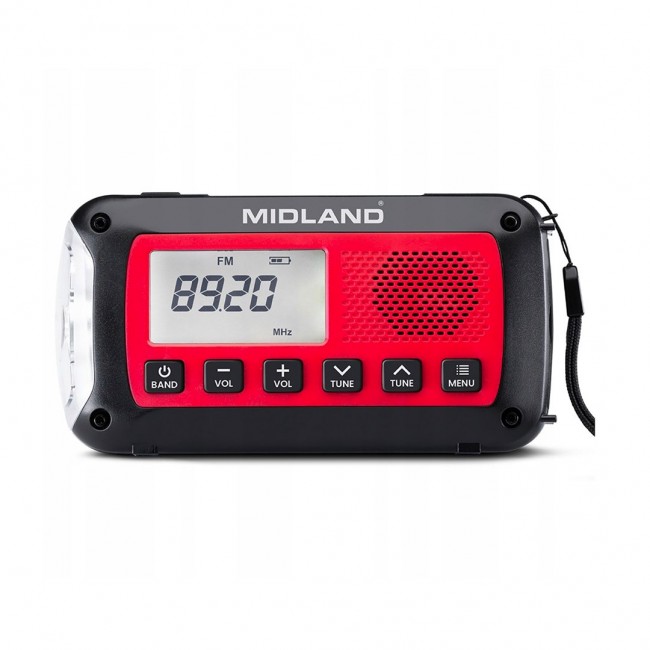 Midland ER100 Emergency Radio with 2600mAh Battery Midland ER100 Emergency Radio with 2600mAh Battery