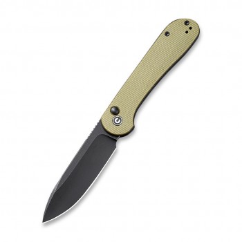 Knife CIVIVI Button Lock Elementum Olive Micarta