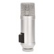 R DE Broadcaster Silver Studio microphone