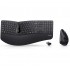 Zestaw bezprzewodowy klawiatura+mysz Perixx PERIDUO-605 Ergonomic czarny