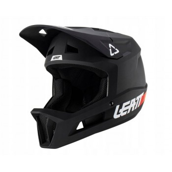 LEATT MTB Gravity 1.0 V23 Full-Face Cycling Helmet, Size M (57-58cm), Black