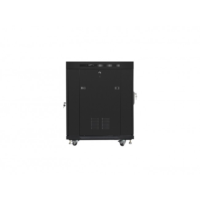 Lanberg FF01-8015-12BL rack cabinet 15U Freestanding rack Black