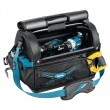 Makita Werkzeugkoffer E-05446 Black, Blue Plastic, Polyester, Steel Makita Werkzeugkoffer E-05446 Black, Blue Plastic, Polyester, Steel