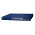 PLANET Layer 3 24-Port 10/100/1000T Managed L3 Gigabit Ethernet (10/100/1000) Power over Ethernet (PoE) Blue