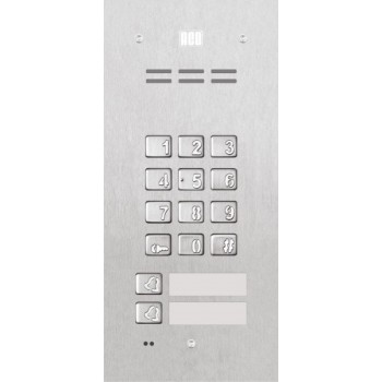 ACO FAM-P-2NPZSACC 2-family plaster panel read. Cipher lock.