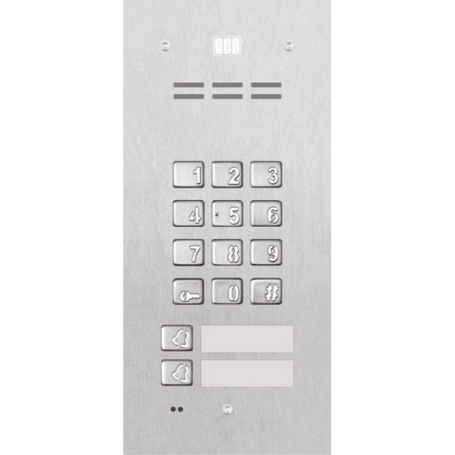 ACO FAM-P-2NPZSACC 2-family plaster panel read. Cipher lock.