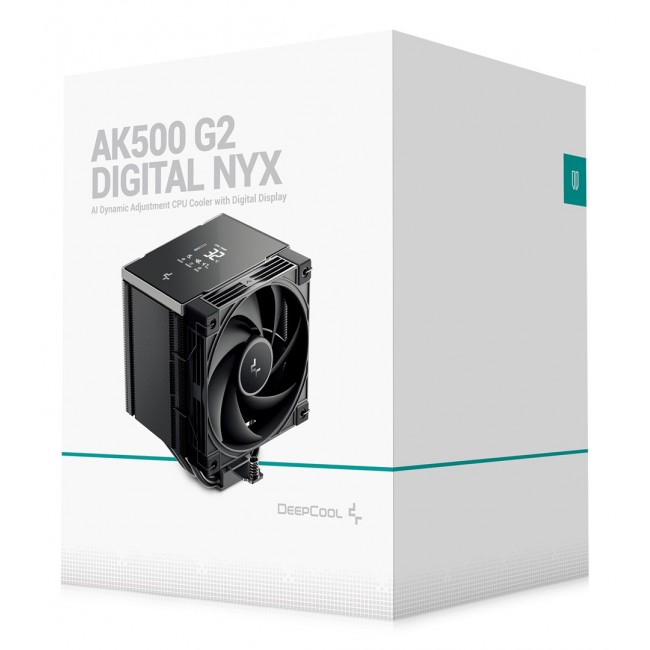 DeepCool AK500 G2 Digital NYX Processor Air cooler 12 cm Black 1 pc(s)