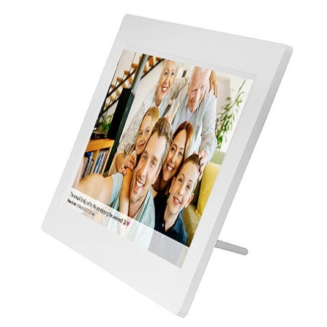 Denver PFF-1015W digital photo frame White 25.6 cm (10.1