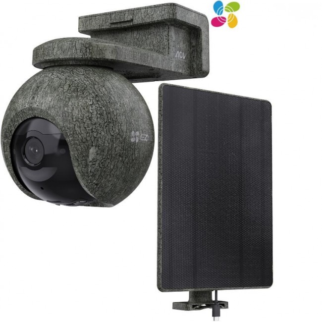 Kamera IP Ezviz EB8 Pro 4G 4K Kit 8MP z panelem s onecznym 8W 4G Wi-Fi