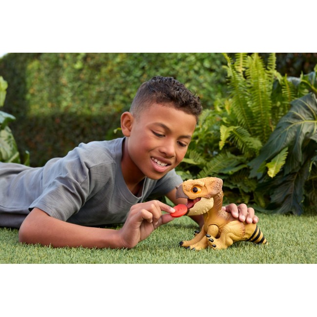 Jurassic World Rebirth Primal Protector Aquilops Dolores Interactive Dinosaur Toy, Attack & Sounds Jurassic World Rebirth Primal Protector Aquilops Dolores Interactive Dinosaur Toy, Attack & Sounds